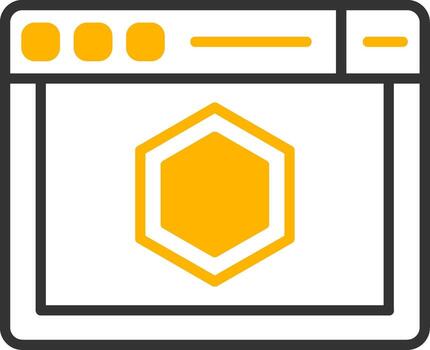 ESLint JavaScript Linter Line Two Color vector