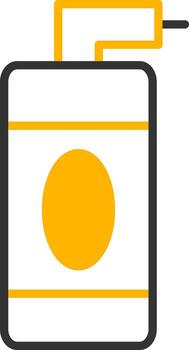 Invisible Hydrocolloid Pimple Patch Line Two Color vector