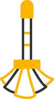 String Cotton Mop Line Two Color vector