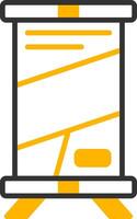 Rollup Module Builder Line Two Color vector