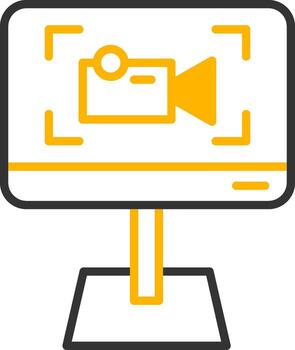 Built In Screen Recording App Line Two Color vector