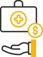 Accessible Emergency Savings Fund Line Two Color vector