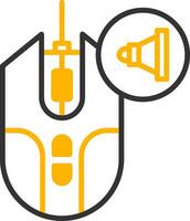 Unmute Microphone Audio Line Two Color vector