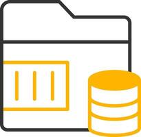 Disk Quota Exceeded Line Two Color vector