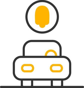 Rust Proof Paint Primer Line Two Color vector