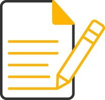 Web Manifest Config File Line Two Color vector