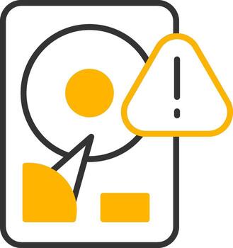 No espacio izquierda en dispositivo línea dos color vector