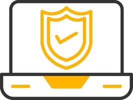 Authorization Access Control Line Two Color vector
