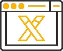 Vuex Central Store Icon Line Two Color vector