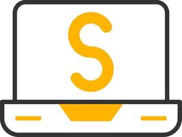 Sanity io CMS Logo Line Two Color vector