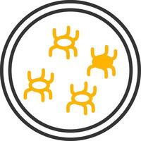 Kingella kingae Pediatric Pathogen Line Two Color vector