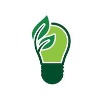 sustainable icon. green energy with light. energy source. resource office, eco energy, electricity symboltt vector