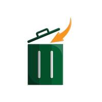 trash icon. throw away trash. recycling symbol. sustainability. reuse web icon, eco-friendly, used goods, green energy12 vector