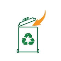 trash icon. throw away trash. recycling symbol. sustainability. reuse web icon, eco-friendly, used goods, green energy77 vector