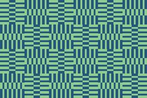 A green and blue pattern with squares vector