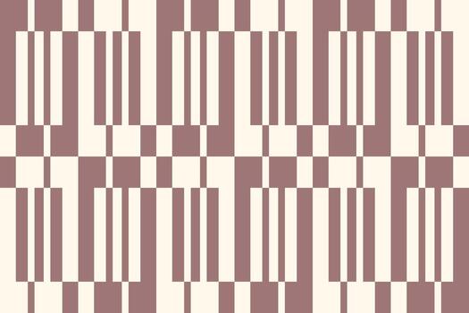 A pattern of bars and stripes in a light brown and white color scheme vector