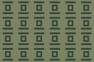 A green and black pattern with squares vector