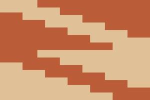 A brown and tan tile pattern with a staircase vector