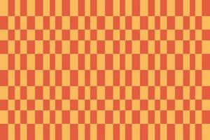 Rectangle and Square Shapes Orange and Yellow Checkered Background vector