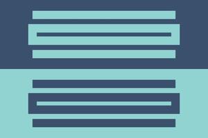 A blue and green icon with a line of text vector