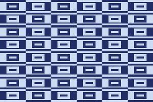 A blue and white checkered pattern vector