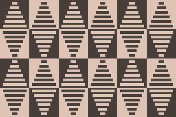 A pattern with black and white stripes