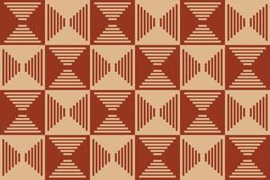 A pattern with red and brown rectangles background vector