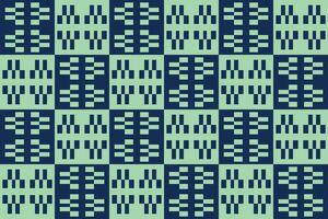 A green and blue pattern with squares and rectangles geometric background vector