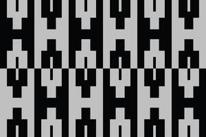 A black and white pattern with squares vector