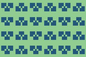 A green and blue pattern with squares geometric background vector
