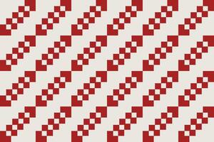 A red and white checkered pattern vector