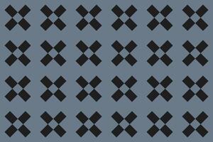 A blue and black pattern with argyle shapes vector