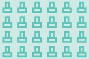 A pattern of squares on a turquoise background vector