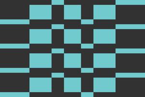 A black and blue square pattern on a black background vector