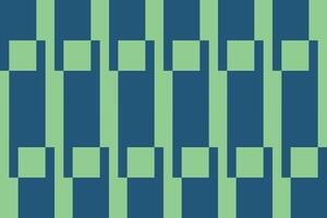 A green and blue striped background with squares vector