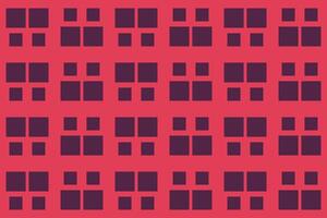 A red and purple pattern with squares vector