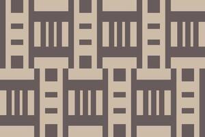 A brown and beige pattern with squares vector