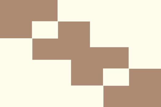 un cuadrado modelo con marrón y blanco cuadrícula vector