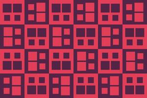 A pattern of red and purple squares on a red background vector