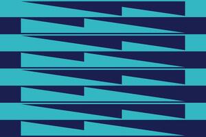 A blue and black striped pattern with a diagonal line vector