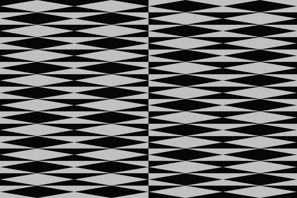 A black and white pattern with diagonal lines