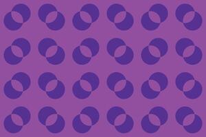 A purple background with circles and lines vector