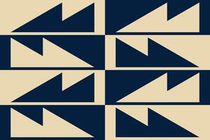 A pattern of triangles on a beige background vector