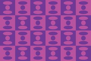 A purple and pink background with many circles vector