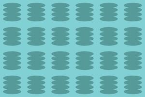 A pattern with many circles on a blue background vector