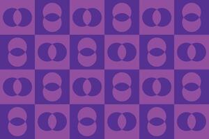 A purple and white background with circles vector