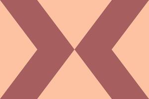 A pink and brown background with an x vector
