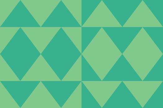 un verde y blanco geométrico modelo con triangulos vector