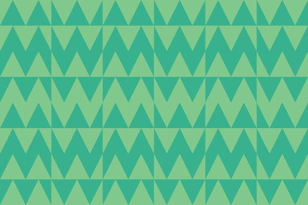 A green and white chevron pattern