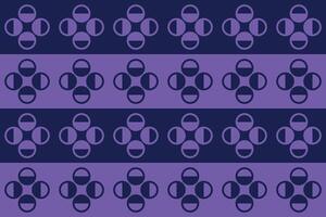 A purple and black pattern with circles on it vector